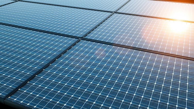 Damaged Solar Panel